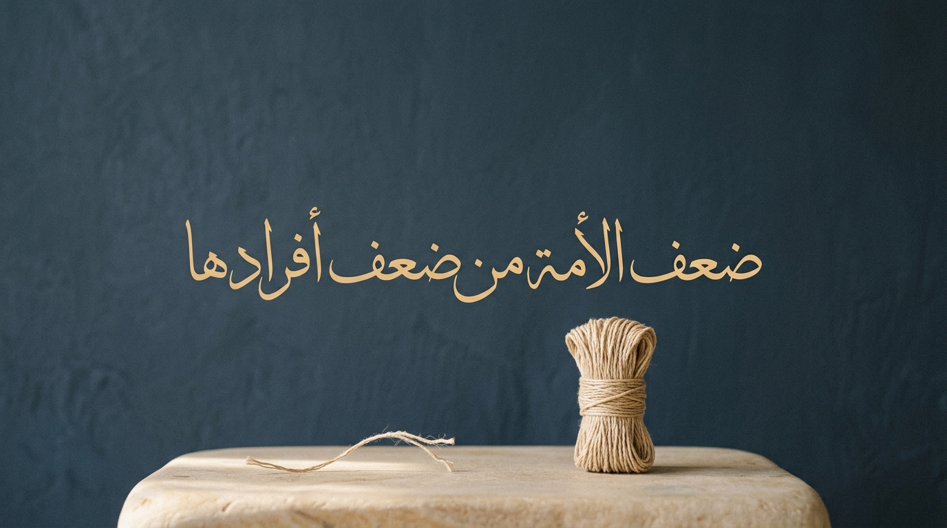 ضعف الأمة من ضعف أفرادها - Image 1