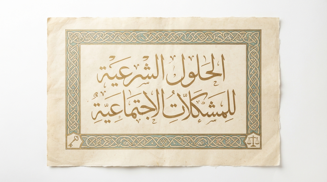 الحلول الشرعية للمشكلات الاجتماعية - Image 1
